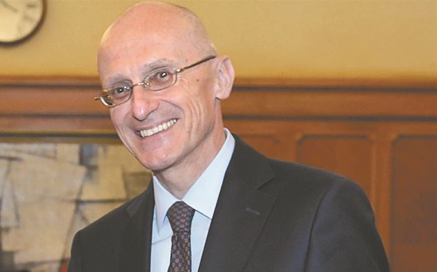 Greek Banks: SSM head, Andrea EnriaIn in Athens for inspection