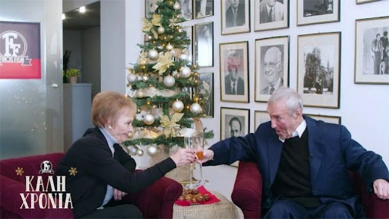 Φίνος Φιλμ: Εύχεται «καλή χρονιά» με την Ελένη Προκοπίου και τον Γιάννη Βογιατζή