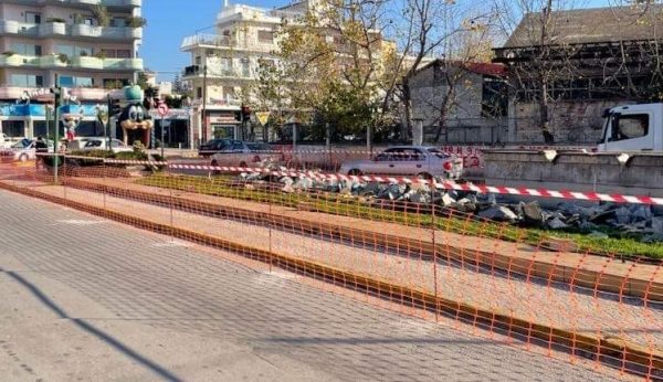 Ξεκίνησε το έργο ανάπλασης του κοινόχρηστου χώρου στην Χαλκίδα