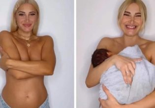 Ιωάννα Τούνη: Μας δείχνει το σώμα της 12 μέρες μετά τη γέννα