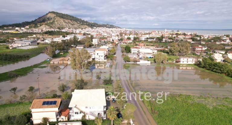 Ζάκυνθος: «Βούλιαξε» το νησί από την κακοκαιρία