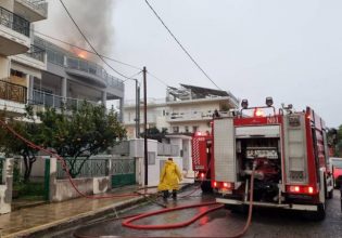 Καλαμάτα: Πυρκαγιά από κεραυνό σε σπίτι