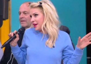 Ελένη Μενεγάκη: Εισέβαλε στην εκπομπή της Δανάης Μπάρκα και τους άφησε όλους άφωνους