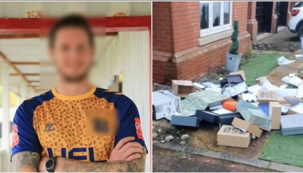 Γνωστός ποδοσφαιριστής πετάει από το παράθυρο τα πράγματα της πρώην του που τον απάτησε