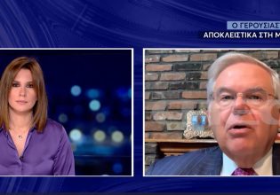 Μενέντεζ στο Mega: Δεν θα εγκρίνω την πώληση των F-16 στην Τουρκία γιατί επιτίθεται στην Ελλάδα