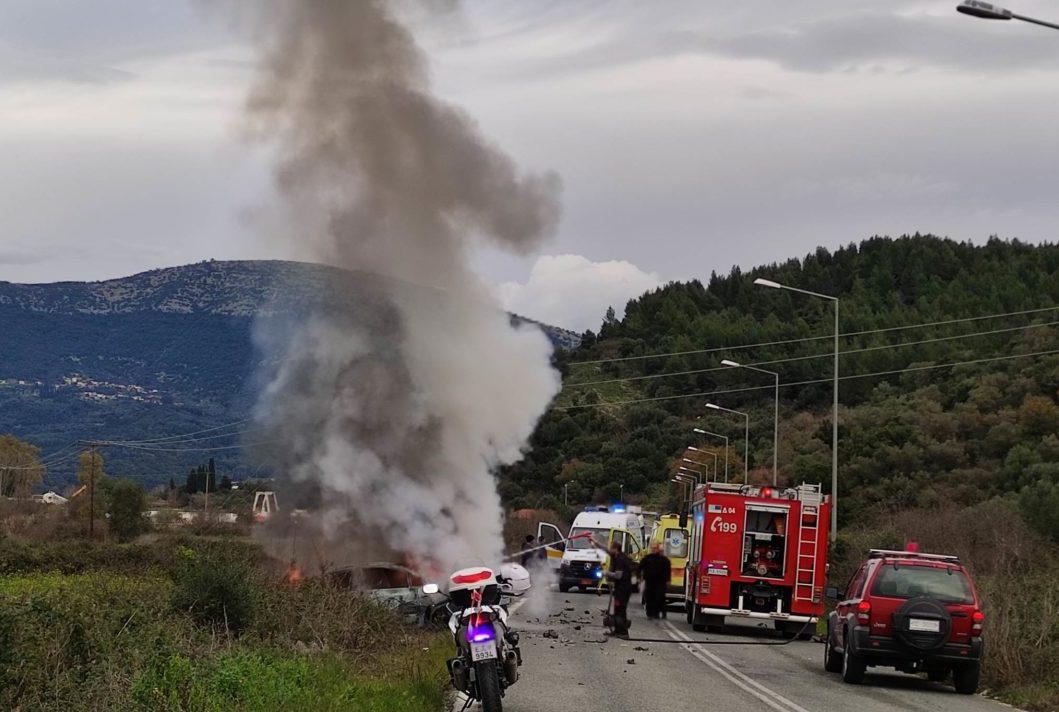 Μαλακάσα: Φορτηγό έπιασε φωτιά - Μικρές καθυστερήσεις στην κυκλοφορία