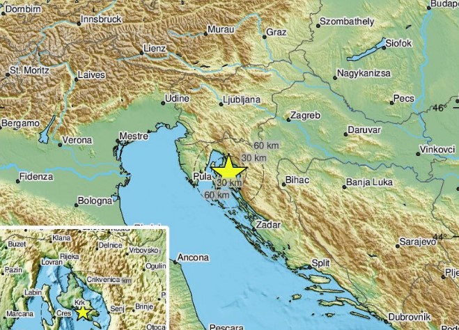 Κροατία: Ισχυρός σεισμός - Αισθητός και σε γειτονικές χώρες