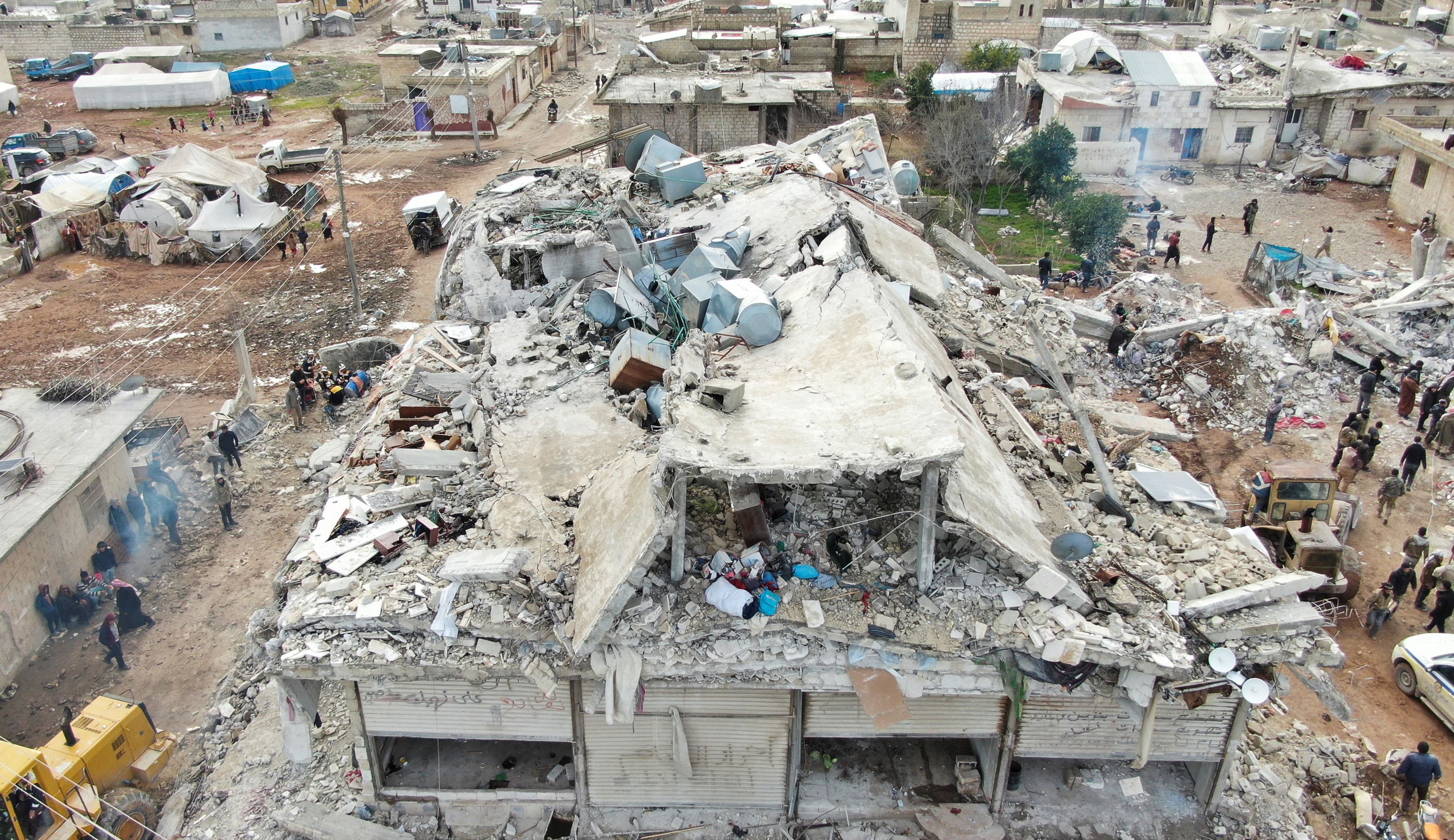 Землетрясение в этом году. Город после землетрясения. Землетрясение в Сирии. Сирия разрушения. Разрушенный город.