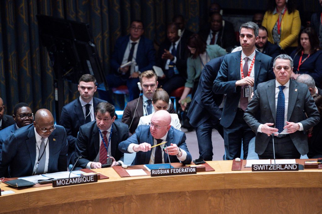 ΟΗΕ: Ο Ρώσος πρεσβευτής διέκοψε ενός λεπτού σιγή για την Ουκρανία