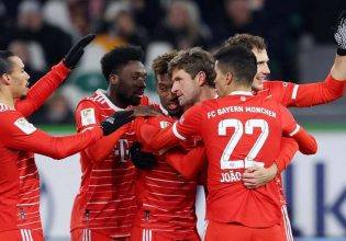 Βόλφσμπουργκ – Μπάγερν Μονάχου 2-4: Επέστρεψαν στην κορυφή οι Βαυαροί