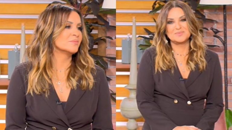 Ναταλία Γερμανού: Μαυροφορεμένη και δακρυσμένη στον αέρα