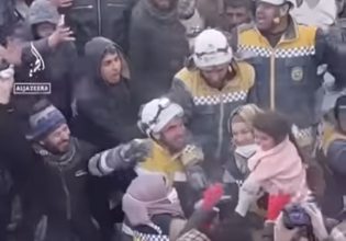 Συρία: «Είχαμε χάσει κάθε ελπίδα» – Οικογένεια ανασύρθηκε μετά από 40 ώρες στα ερείπια