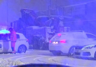 Κακοκαιρία «Μπάρμπαρα»: Αυτοψία του MEGA στην Εθνική Οδό