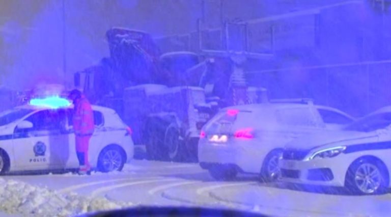 Κακοκαιρία «Μπάρμπαρα»: Αυτοψία του MEGA στην Εθνική Οδό