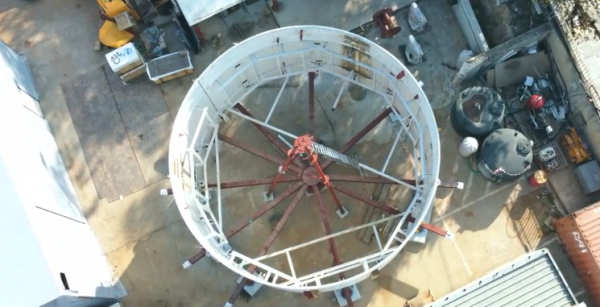 Μετρό: Ξεκινά από την Κατεχάκη ο πρώτος μετροπόντικας της Γραμμής 4 [Εικόνες και βίντεο]