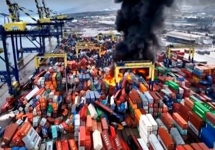 Τουρκία: Μεγάλη φωτιά σε λιμάνι της πόλης Ισκεντερούν