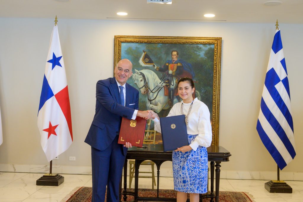 Νίκος Δένδιας: Σύσταση ελληνικής πρεσβείας στον Παναμά – Η ελληνική Διασπορά γέφυρα μεταξύ των δύο χωρών