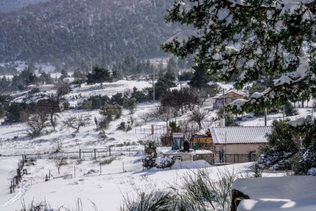Κακοκαιρία «Μπάρμπαρα»: Νέο έκτακτο δελτίο - Πού θα χιονίσει τις επόμενες ώρες