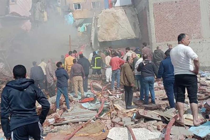 Αίγυπτος: Κατάρρευση πολυκατοικίας με έξι νεκρούς και δεκάδες τραυματίες