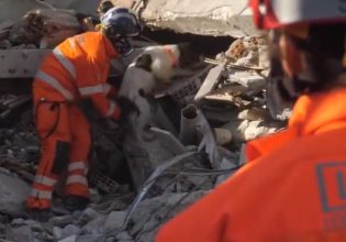 Σεισμός στην Τουρκία: Έφτασαν τα βρετανικά σκυλιά διάσωσης – Δείτε βίντεο με τη δράση τους