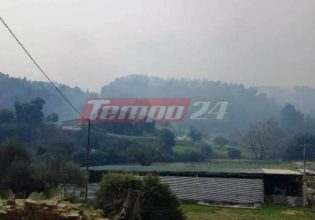 Αχαΐα: Σε εξέλιξη η φωτιά στην περιοχή Κυπαρίσσι – Υπό μερικό έλεγχο στη Βελά