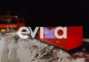 Κακοκαιρία Μπάρμπαρα: Χωριό στην Εύβοια έμεινε χωρίς ρεύμα