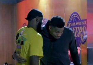 Όταν ο Γιάννης Αντετοκούνμπο συνάντησε τον ΛεΜπρόν Τζέιμς…