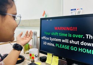 Ινδία: Εταιρεία αναγκάζει τους υπαλλήλους της μέσω μηνύματος στον υπολογιστή να φεύγουν στην ώρα τους