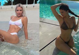 Κιμ Καρντάσιαν – Κάιλι Τζένερ: Κάνουν ηλιοθεραπεία με σέξι μικροσκοπικά μπικίνι και φέρνουν το καλοκαίρι