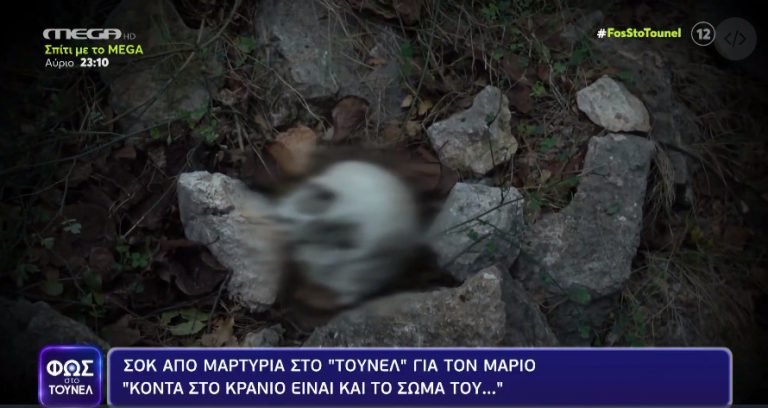 Φως στο Τούνελ: Σοκ στην εκπομπή – «Εκεί θα βρείτε το κρανίο και τα κόκαλα του Μάριου Παπαγεωργίου»