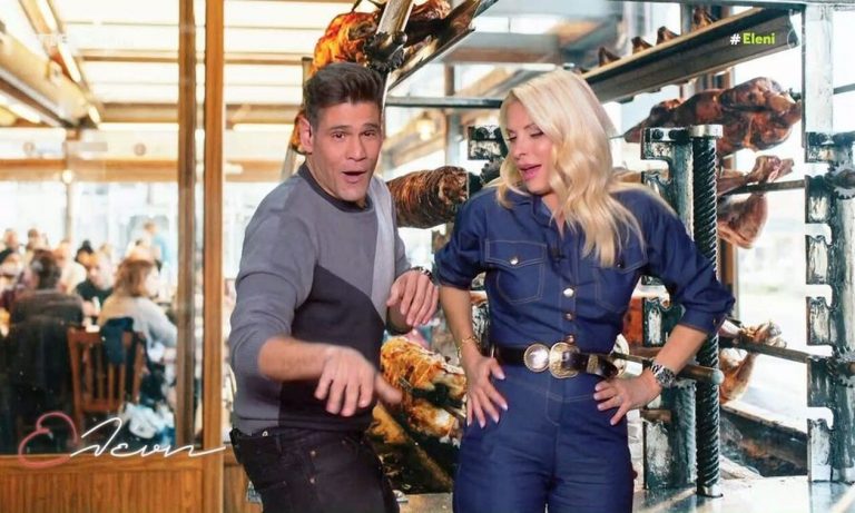 Ελένη Μενεγάκη: Το τρελό τσιφτετέλι με τον Δημήτρη Ουγγαρέζο – Σπάνια τηλεοπτική στιγμή