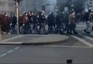 Επεισόδια και εννιά συλλήψεις στη Φρανκφούρτη πριν το ματς της Άιντραχτ με τη Νάπολι (vid)