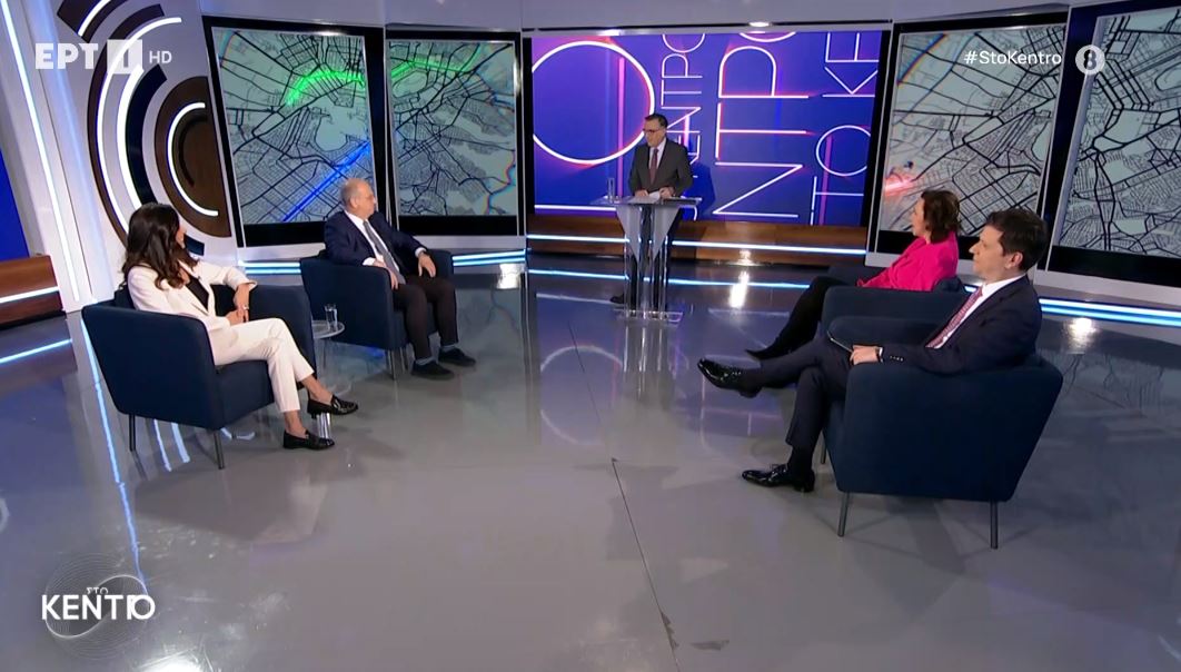 Live το debate Οικονόμου – Τσαπανίδου