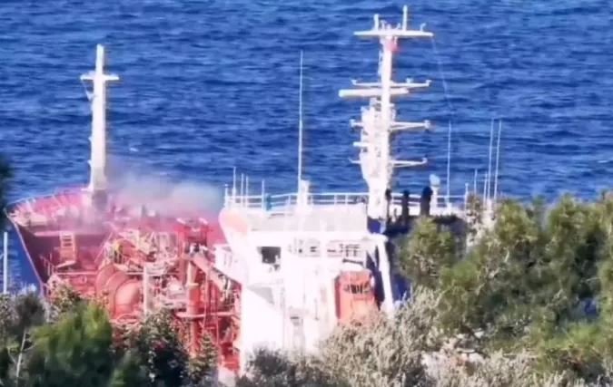 Σάμος: Πυρκαγιά στην πλώρη δεξαμενόπλοιου - Δεν κινδύνευσε το πλήρωμα