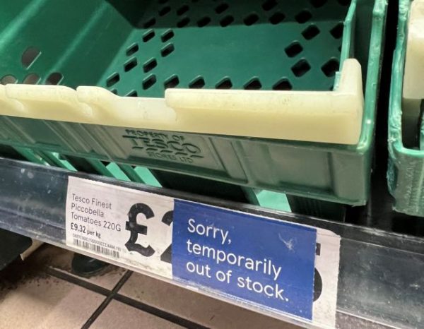 Βρετανία: Ξέμεινε από ντομάτες λόγω προβλημάτων στις εισαγωγές