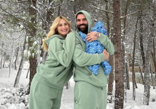 Ιωάννα Τούνη: Φωτογραφίζεται αγκαλιά με τον γιο της και θέα τον Παρνασσό