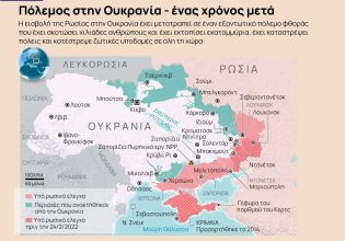 Πόλεμος στην Ουκρανία: Ένα χρόνο μετά την έναρξή του – Οι απώλειες σε αριθμούς [γραφήματα]