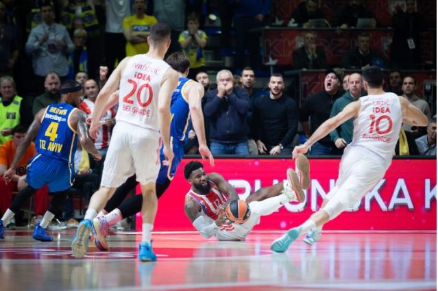 Μακάμπι Τελ Αβίβ – Ερυθρός Αστέρας 86-89: Νίκη οκτάδας για τους «ερυθρόλευκους»