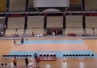 Η «μεταμόρφωση» του ΣΕΦ για τον τελικό με τη Μακάμπι (vid)