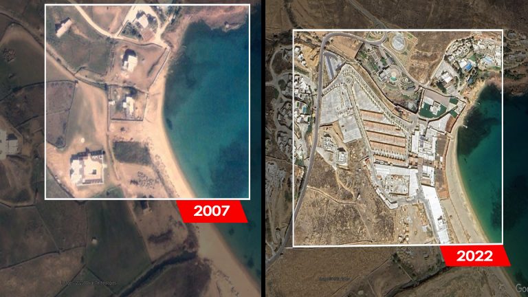 Η Μύκονος σε καθεστώς αυθαιρεσίας – Χαμός στην παραλία Πάνορμος