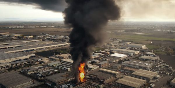 Πυρκαγιά σε βιομηχανία χημικών ουσιών στη βόρεια Ιταλία – Αποκλείστηκε η περιοχή