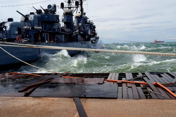 Aντιτορπιλικό «Βέλος»: Φθορές στο ιστορικό πλοίο προκάλεσαν οι ισχυροί άνεμοι
