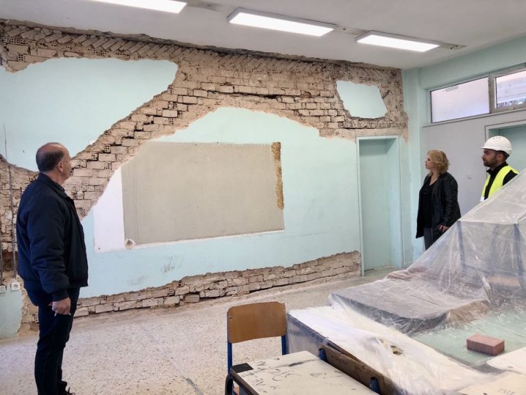 Ξεκίνησαν οι άμεσες εργασίες επισκευών στο κτιριακό συγκρότημα των ΕΠΑΛ Χαλκίδας