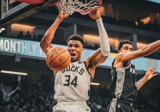 Κινγκς – Μπακς 124-133: «Εξωγήινος» Γιάννης, ισοπέδωσε τους Κινγκς