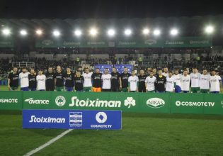 Βαρύ κλίμα στη Λεωφόρο για τα Τέμπη: Με μπλουζάκια «πάρε με όταν φτάσεις» μπήκαν οι παίκτες των δύο ομάδων (pics, vids)