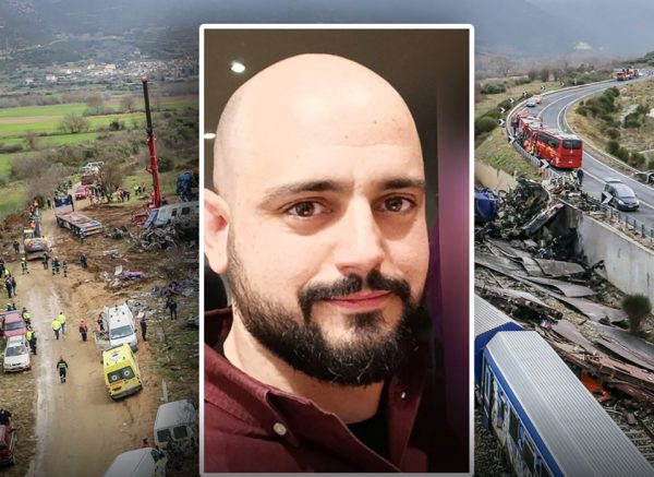 Τέμπη: «Έρχομαι να θρηνήσω για τον Βαγιάκο μας και να βρούμε δικαιοσύνη για όλα τα θύματα»