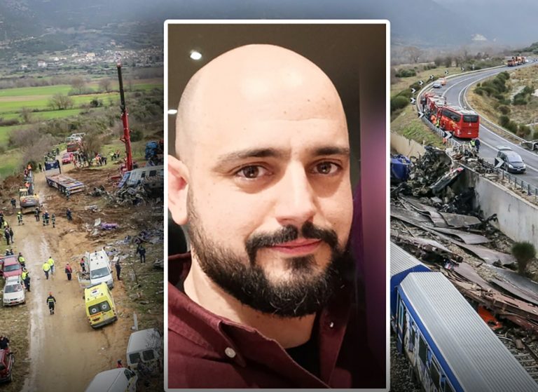 Τέμπη: «Έρχομαι να θρηνήσω για τον Βαγιάκο μας και να βρούμε δικαιοσύνη για όλα τα θύματα»