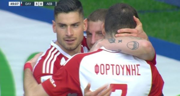 Δεύτερο γκολ του Μπιέλ και 3-0 ο Ολυμπιακός