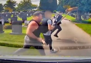 Ουαλία: Άγριο ξύλο σε κηδεία – Μαχαίρια, τσεκούρια και κατεστραμμένα μνήματα