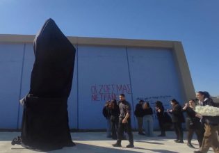 Τέμπη: Κάλυψαν το άγαλμα του Αριστοτέλη στο ΑΠΘ με μαύρο πανί